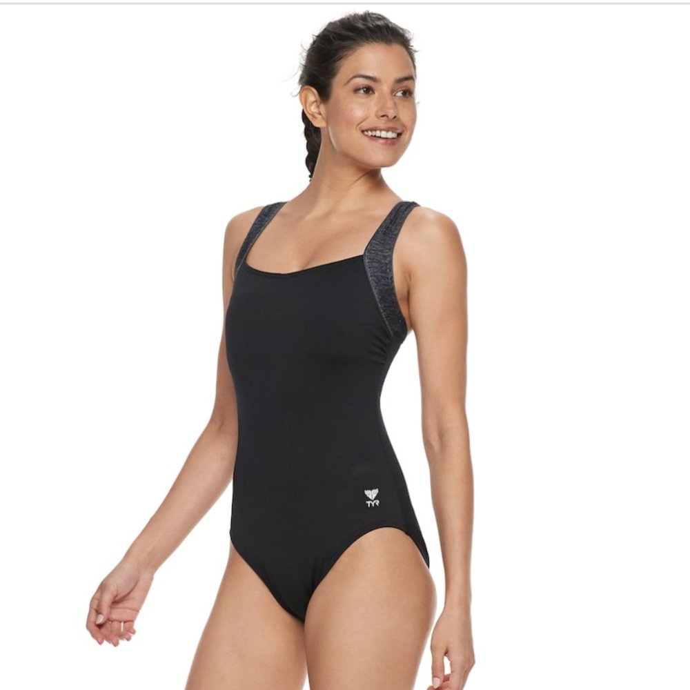 TYR Women's Mantra Square Neck Controlfit Swimsuit Size 8